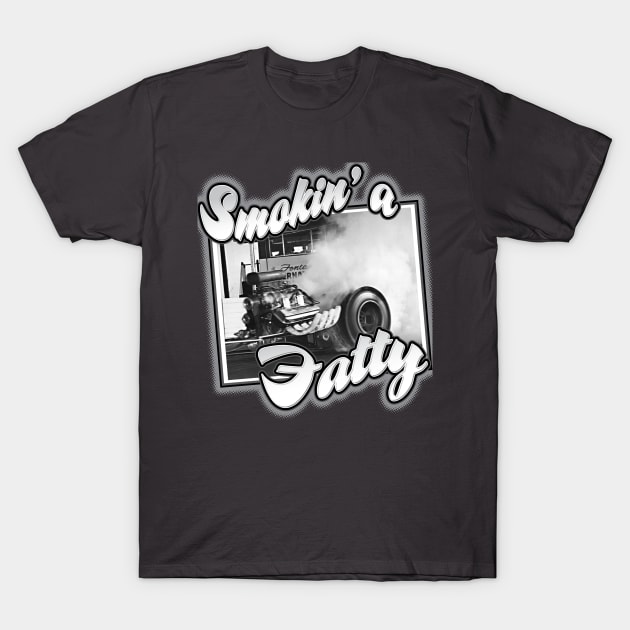 Smokin' a Fatty T-Shirt by Artslave Custom Car Art